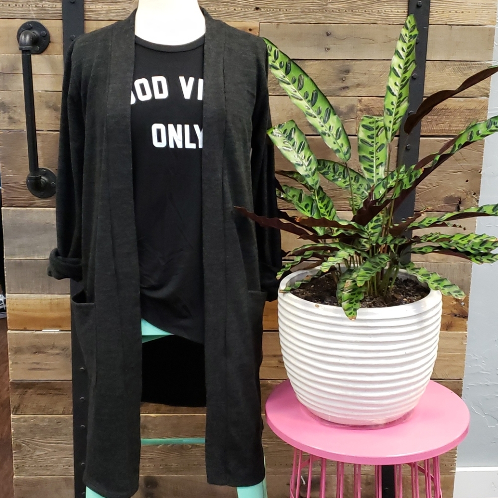 Bushed Melange Cardigan